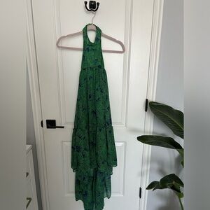 Tropical Halter Dress